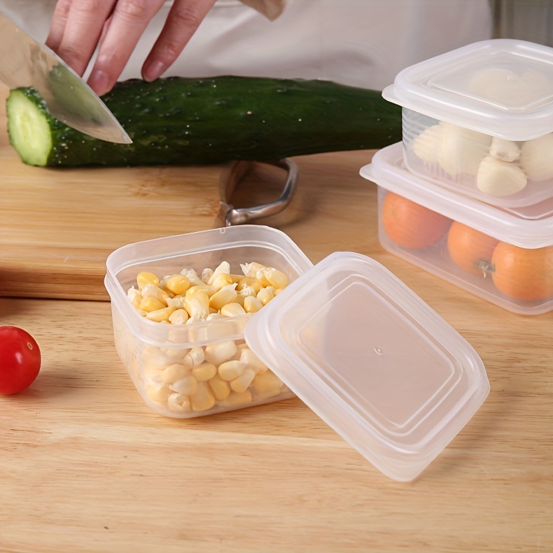 Conjunto de 3 cajas de almacenamiento de plástico con tapa - Temu