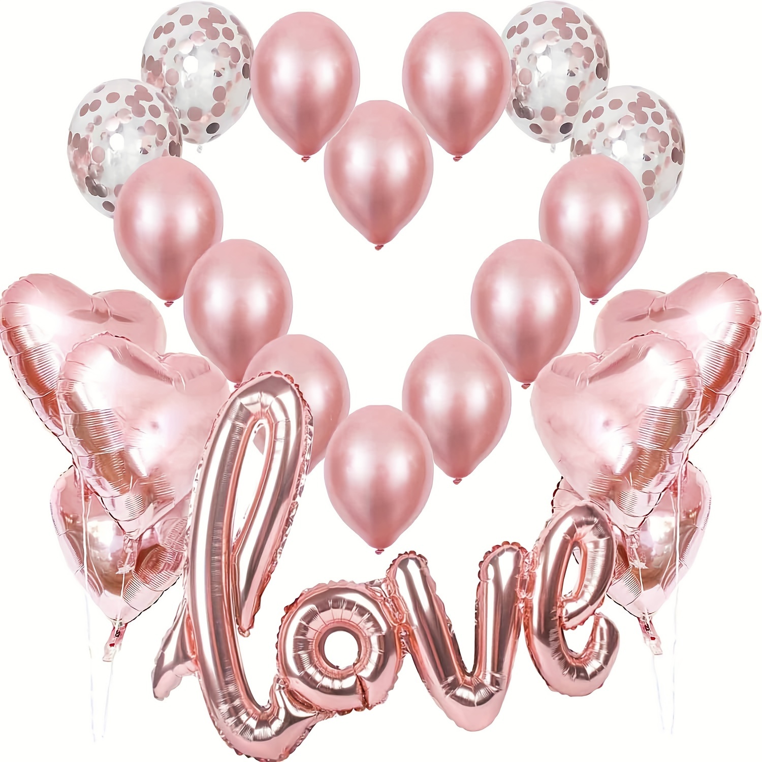 21pz Set Palloncini Love Decorazioni San - Temu Italy