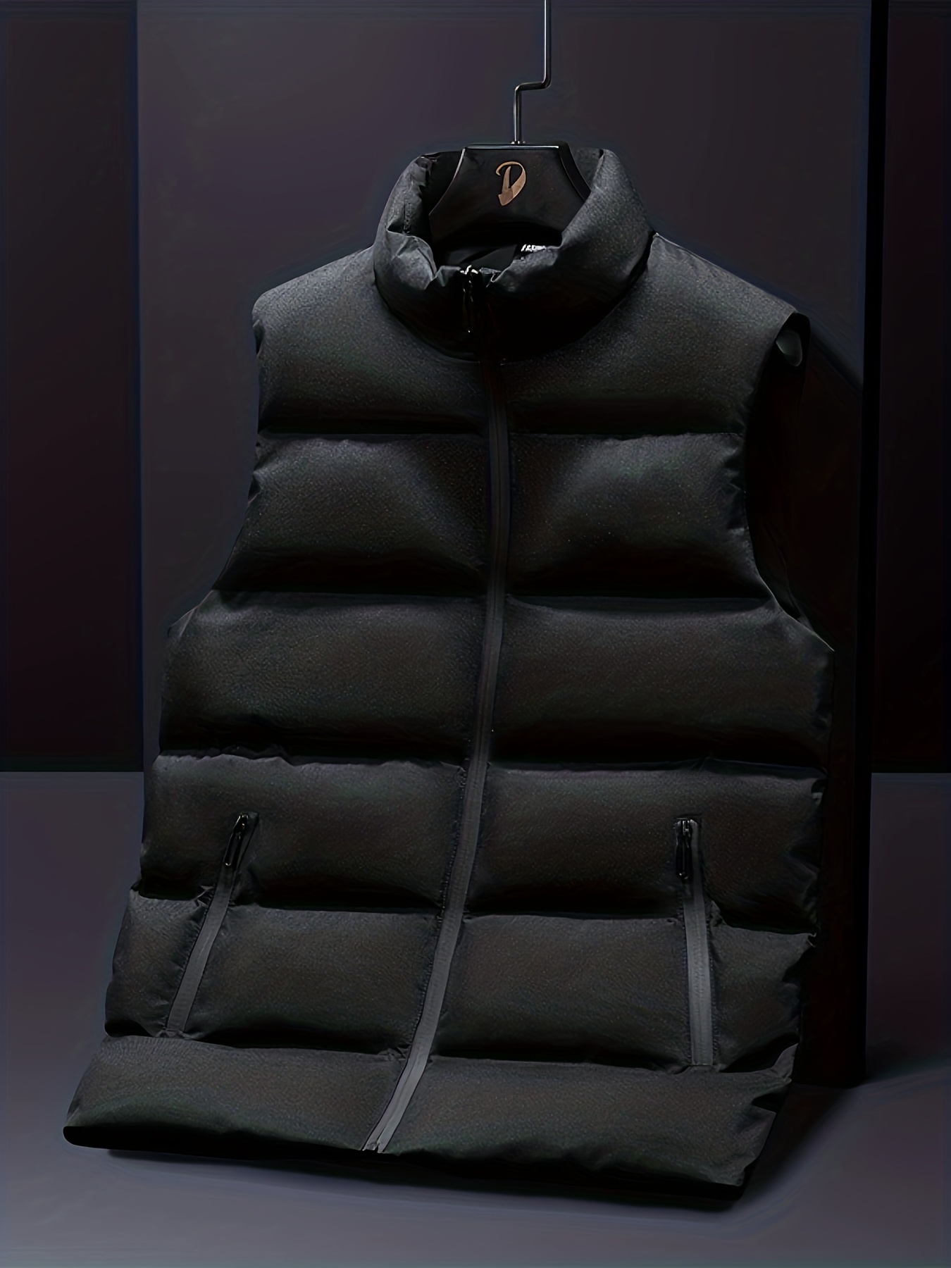 Men's Thermal Vest Sleeveless Jacket Trendy Warm Winter - Temu Italy