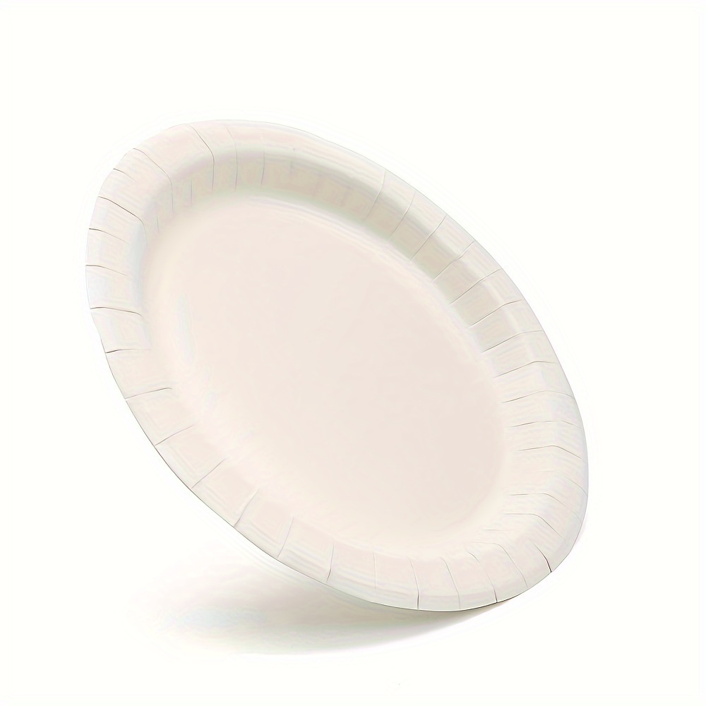 Paper Plates, White Disposable Paper Plates Bulk, Golden Round Soak Proof  Paper Plates, Cut-proof Paper Dinner Plates For Party Wedding And Everyday  Use - Temu United Arab Emirates