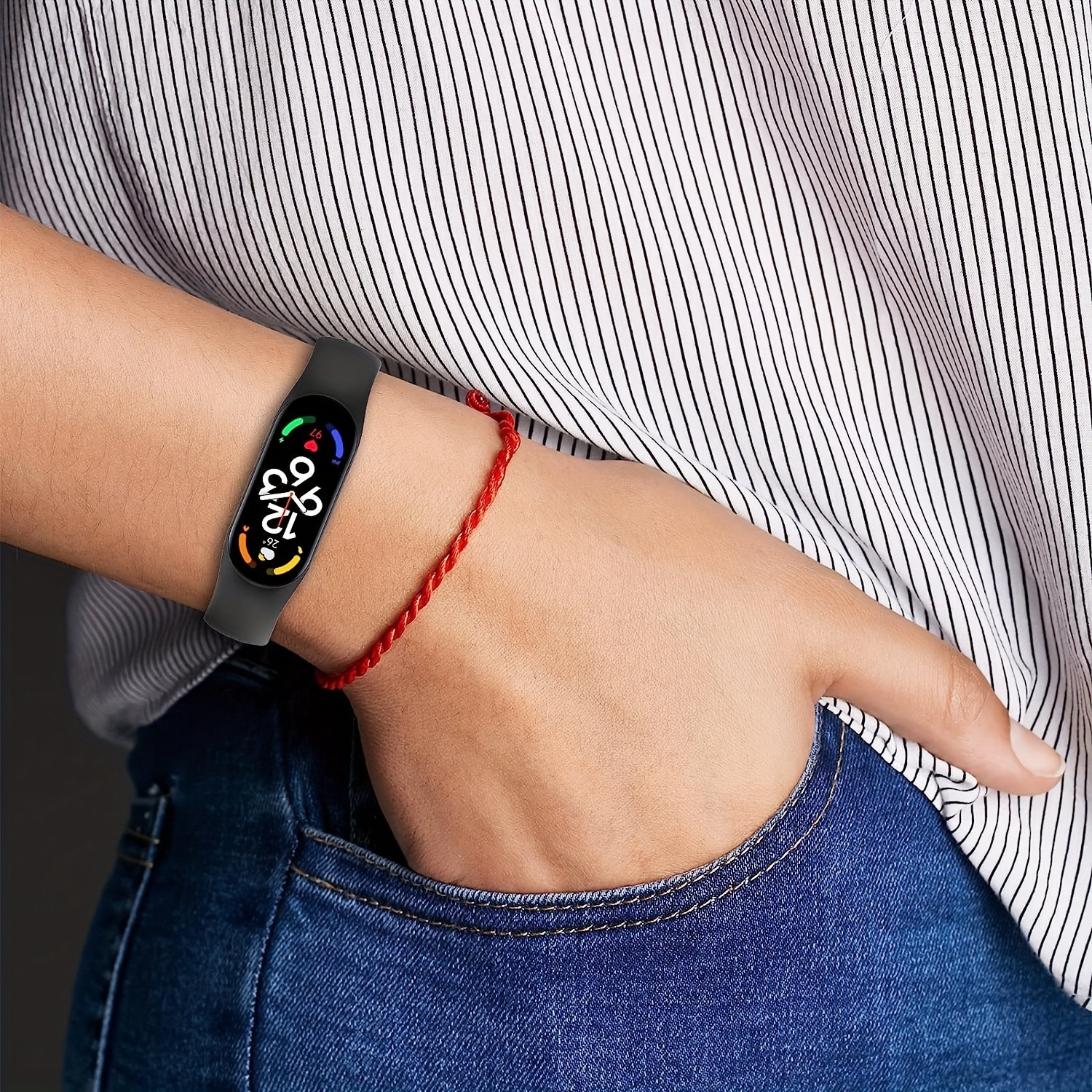 Correas de repuesto para Mi Band 7 correas compatibles con Xiaomi Mi Band 7  accesorios de reloj inteligente, pulsera colorida para mujeres y hombres