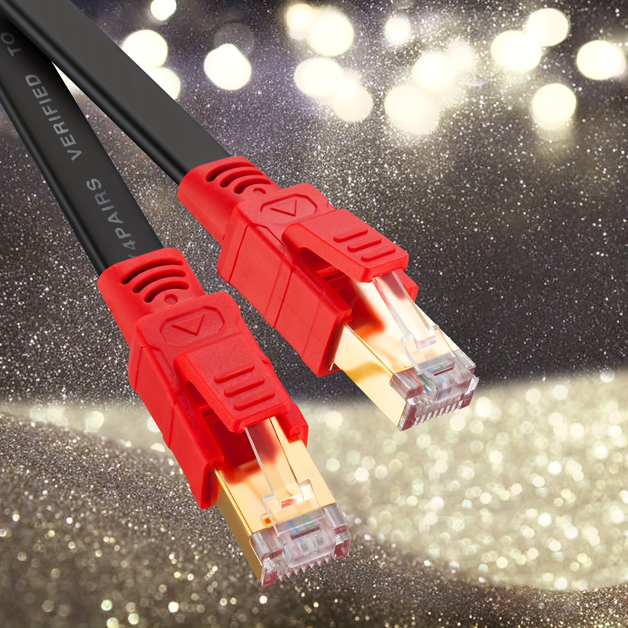 Cat 7 Ethernet Cable High Speed Shielded Flat Internet Cable - Temu