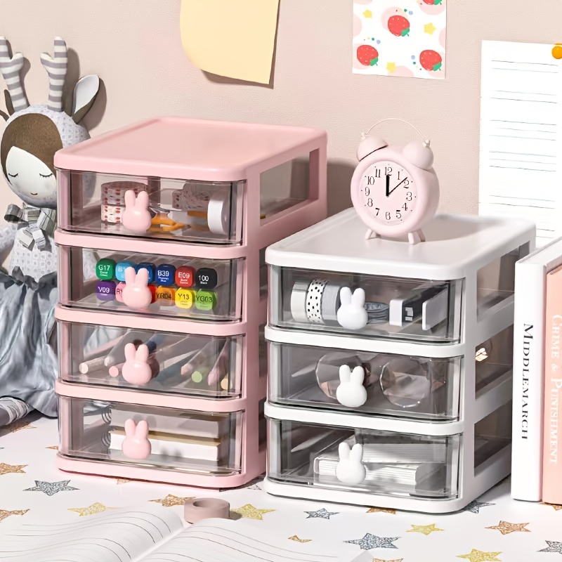 Cartoon desktop aufbewahrungsbox Kaninchen Schreibwaren - Temu Germany