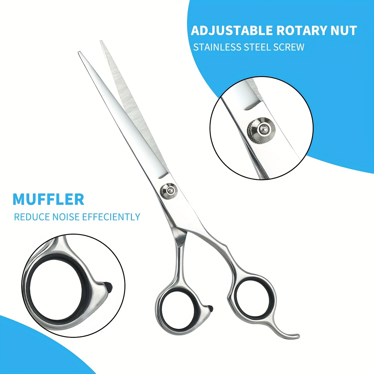 Pet Hair Scissor Dog Grooming Hair Shears Dog Hair Scissors - Temu