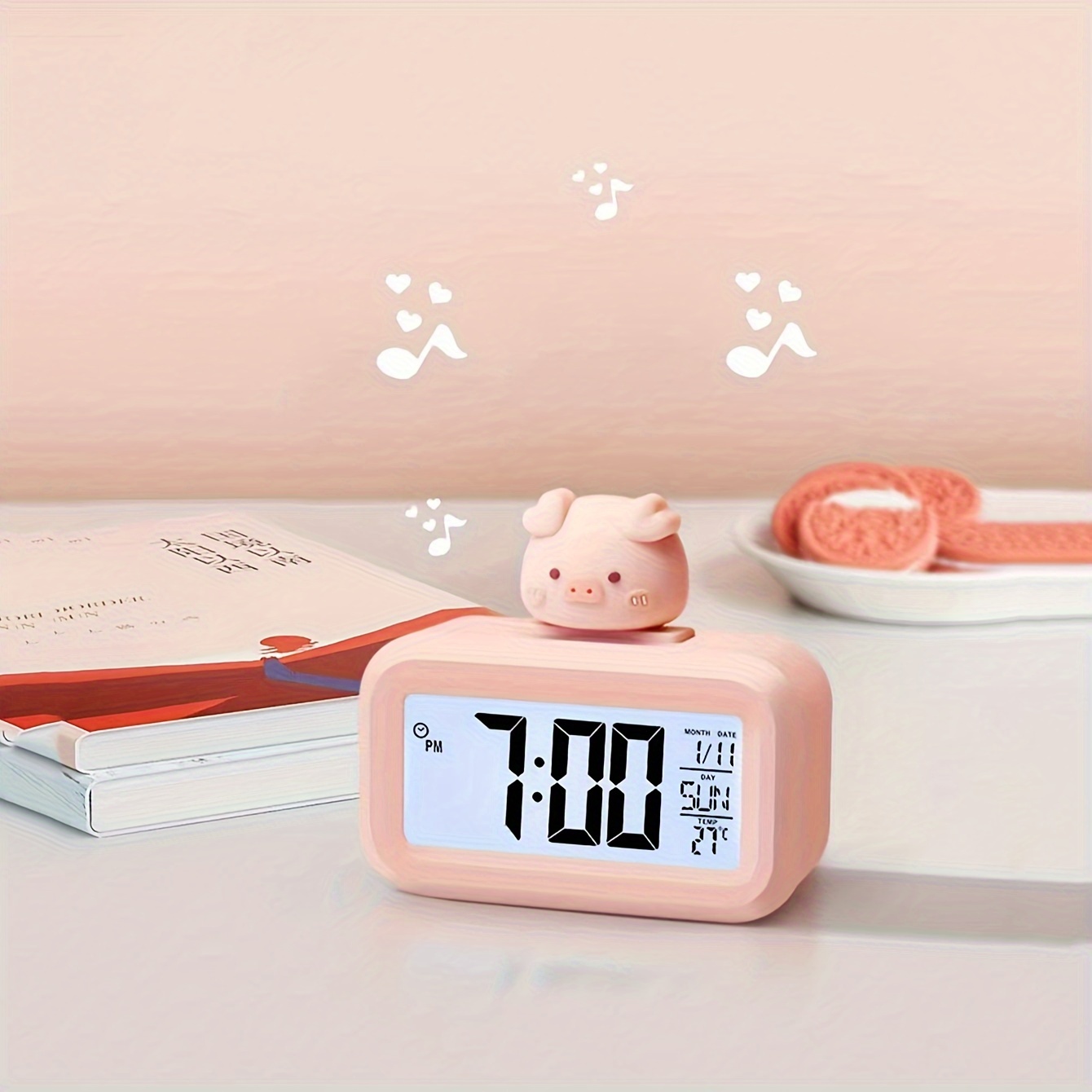 Desktop Digital Countdown Clock with Timer and Alarm Clock for