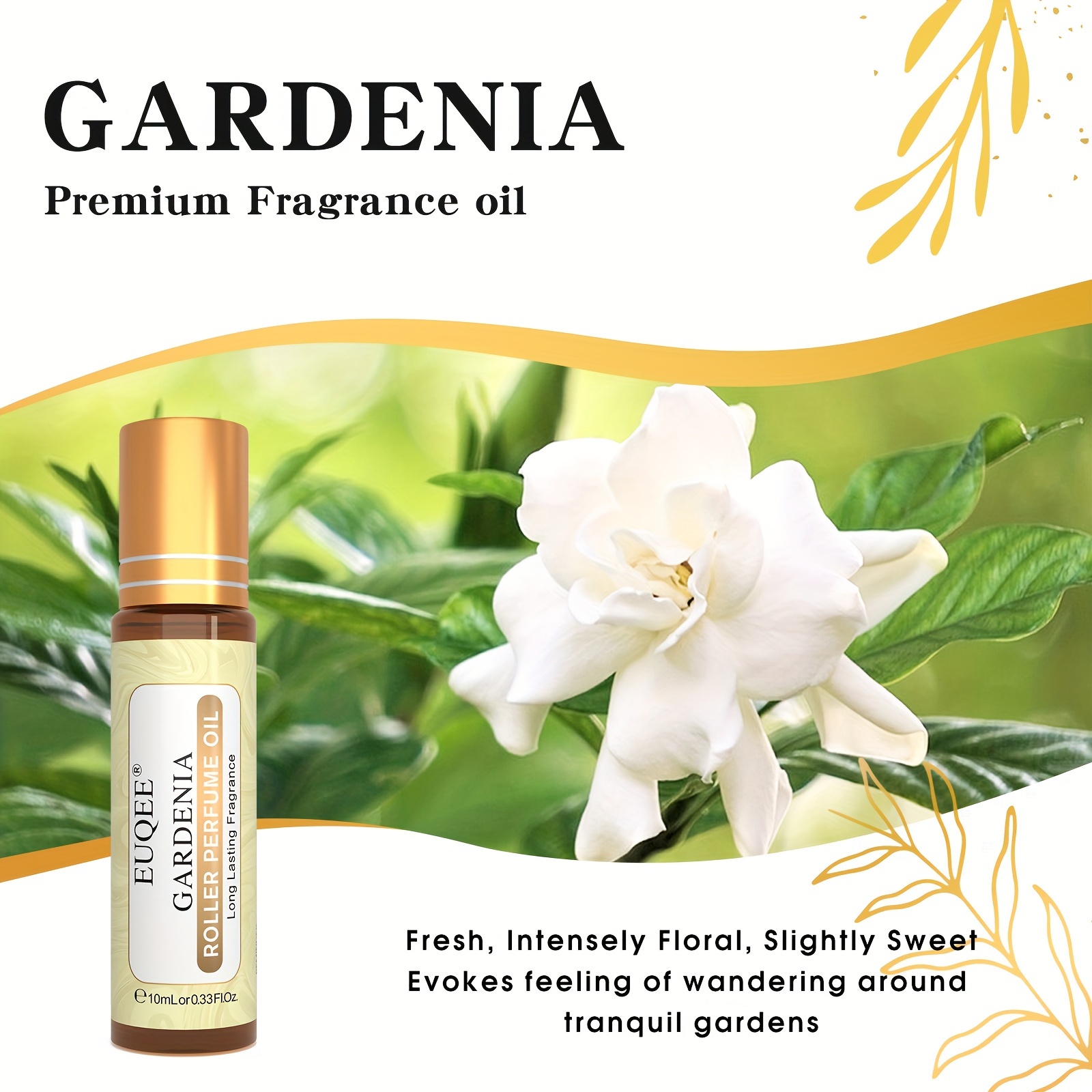 0.33fl.oz Gardenia Fragrance Essential Oil Perfume Oil For - Temu