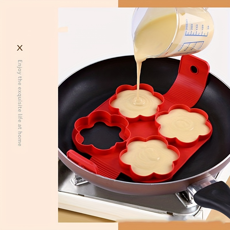 1PC Omelet Moulds Egg Pancake Ring Nonstick Pancake Maker Mold Silicone Egg  Cooker Fried Egg Shaper for Kitchen Baking Accessories