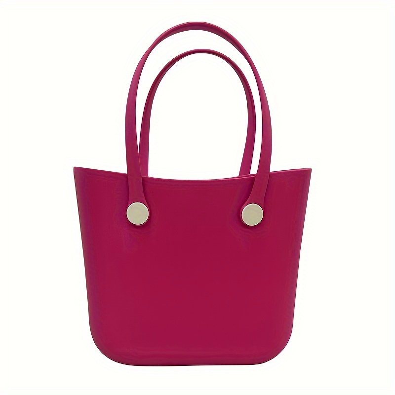 Waterproof Eva Silicone Tote Bag For Women Large Shopping Basket