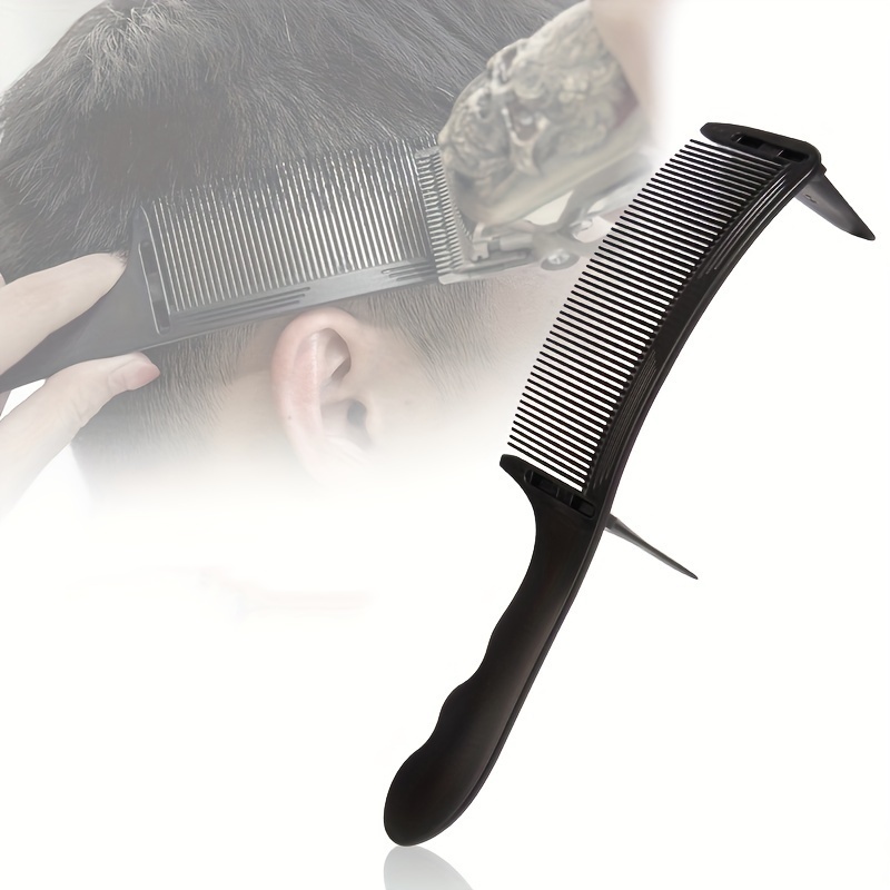 

Heat Resistant Hair Cutting Comb For Flat Top Styling And Clipper Comb