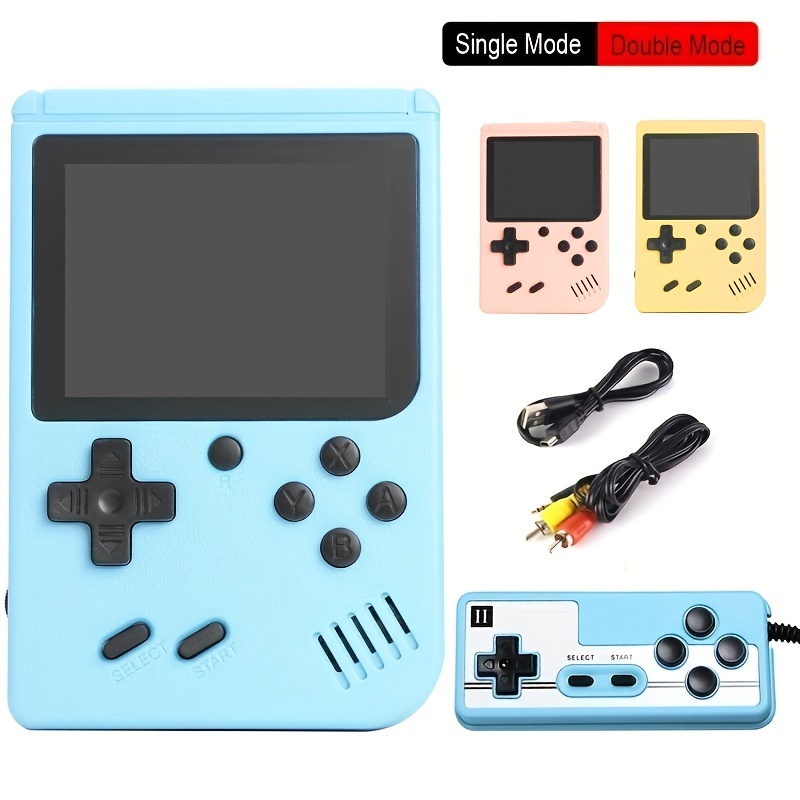 Mini Handheld Video Game Consoles para Crianças, Portáteis 2 Jogadores, 400  Jogos em 1, Tela HD Colorida, Caixa de Jogo, Presente para Crianças -  AliExpress