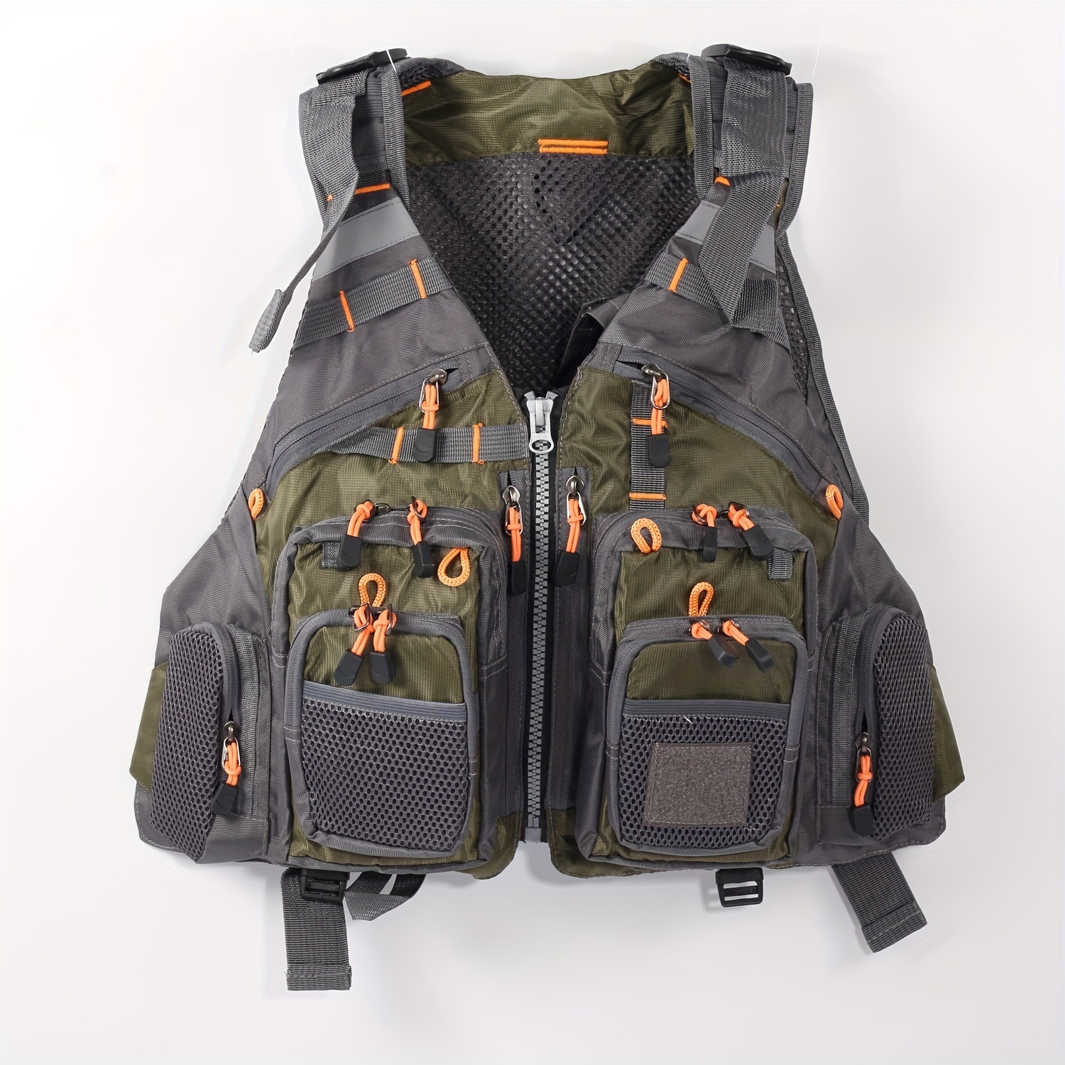 Fishing Outdoor Sport Men's Jacket Safety Vest Camouflage One Size