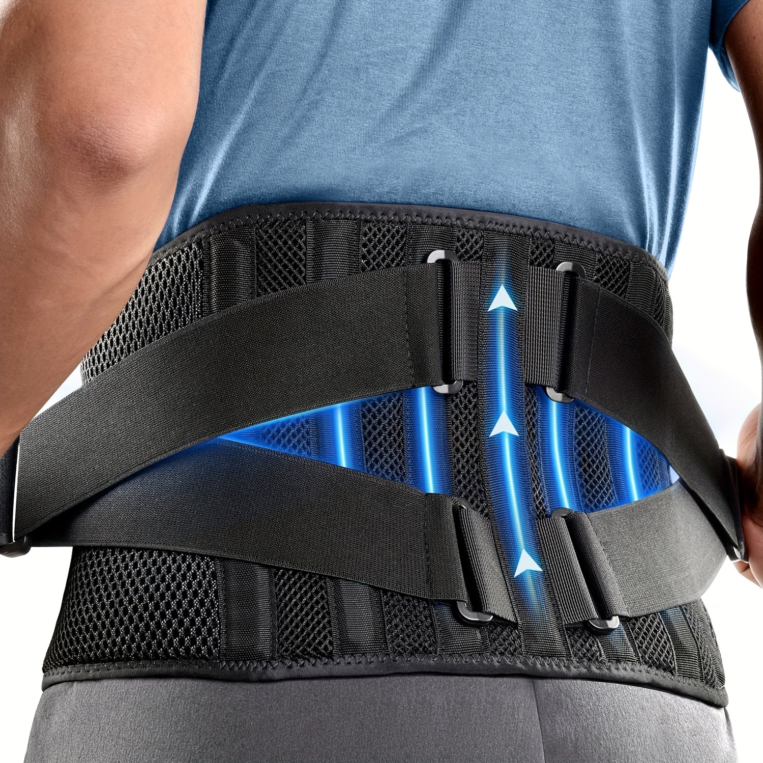Breathable Back Braces For Posture Correction Lower Back - Temu Canada