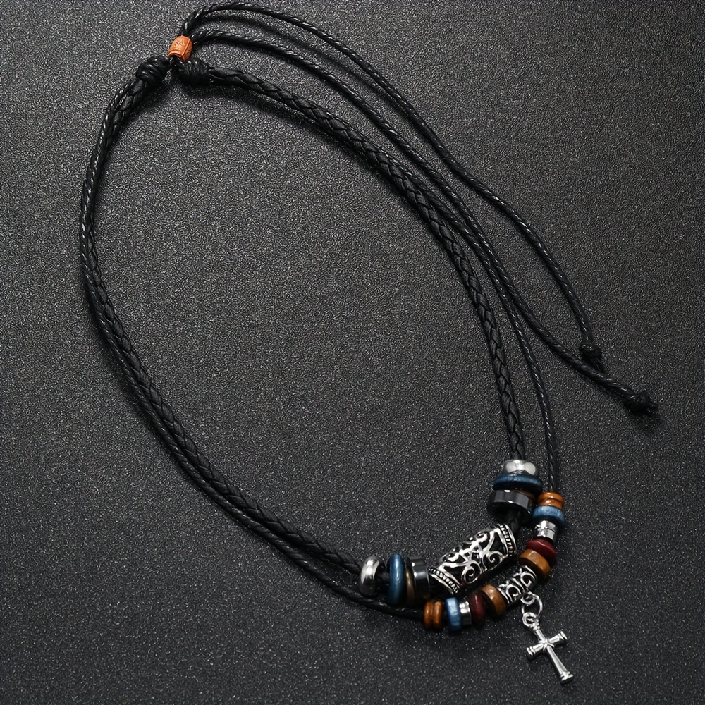 Men Leather Necklace 