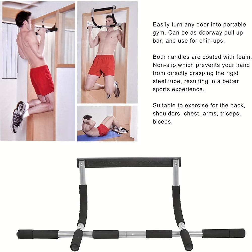 1pc pull up bar door rack upper body trainer multifunctional muscle training device suitable for various exercises