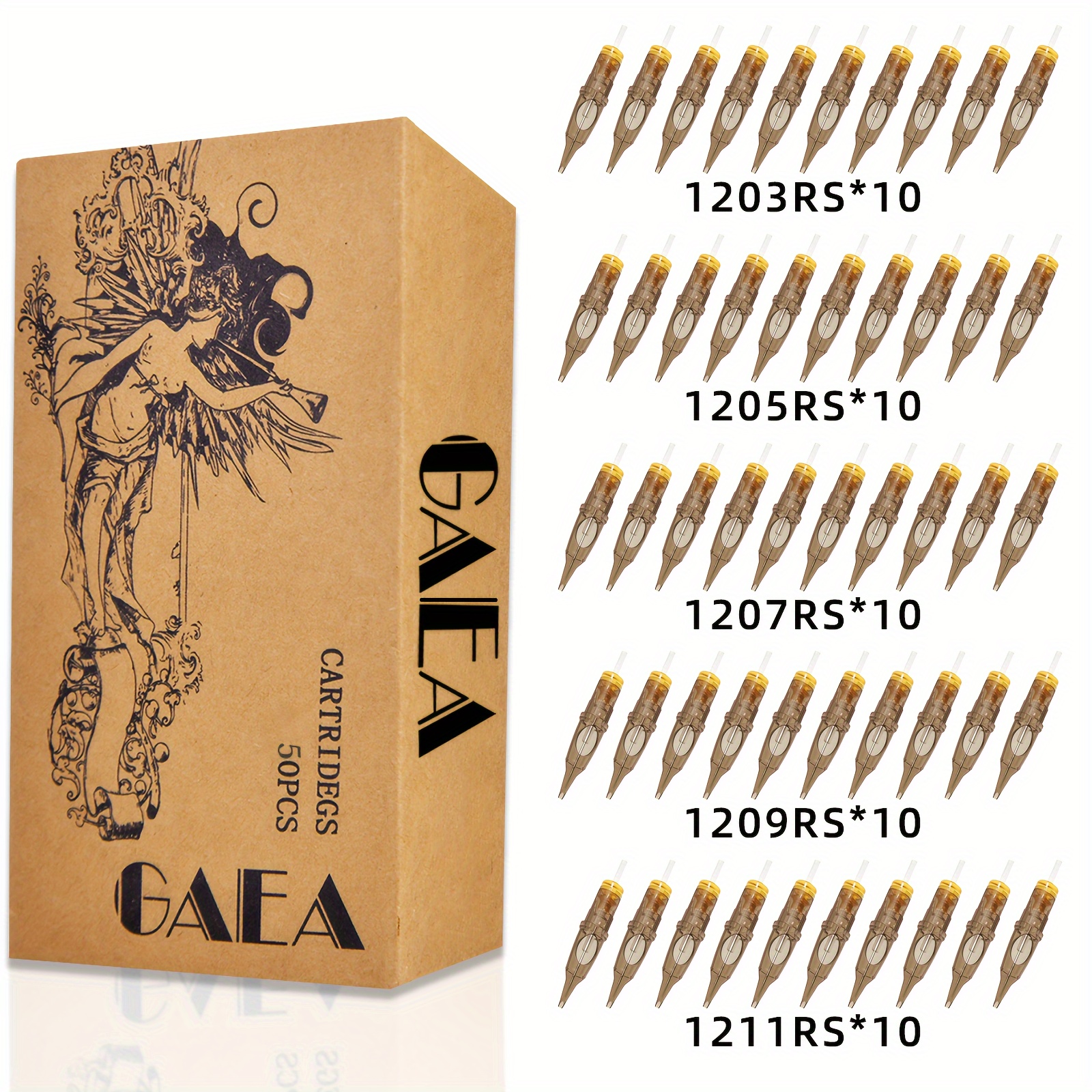  GAEA Tattoo Cartridge Needles Tattoo Accessories 20Pcs