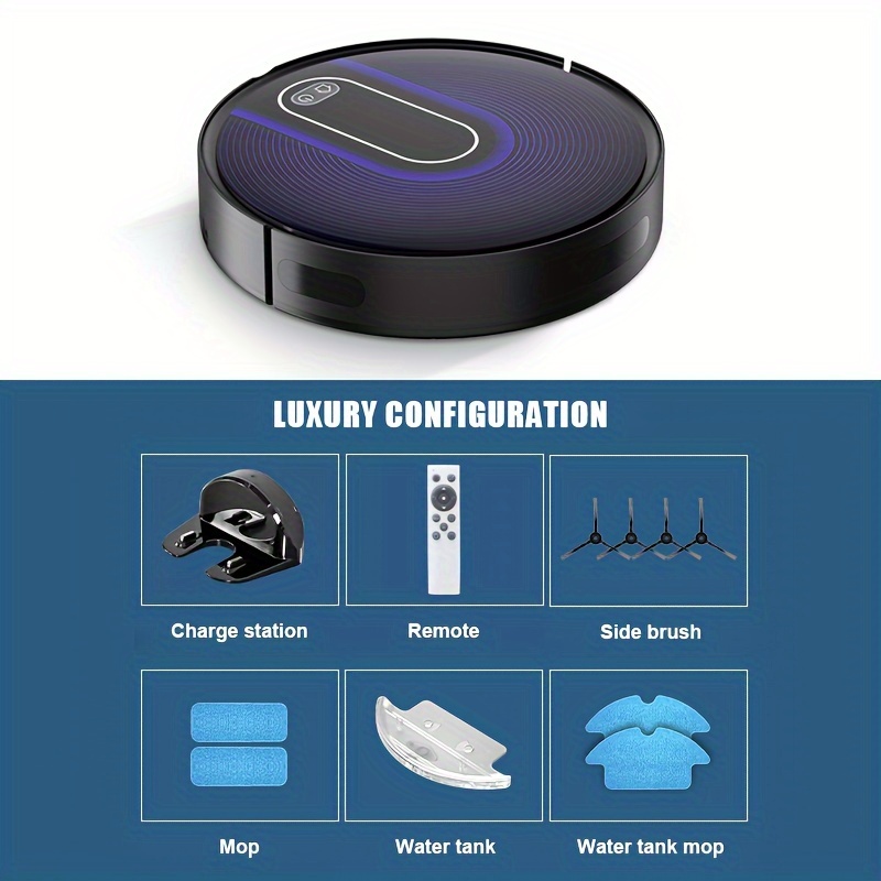 New Dreame D9 Robot Vacuum Cleaner for Home Sweeping Washing Mopping 3000PA  Cyclone Suction Dust MIJIA