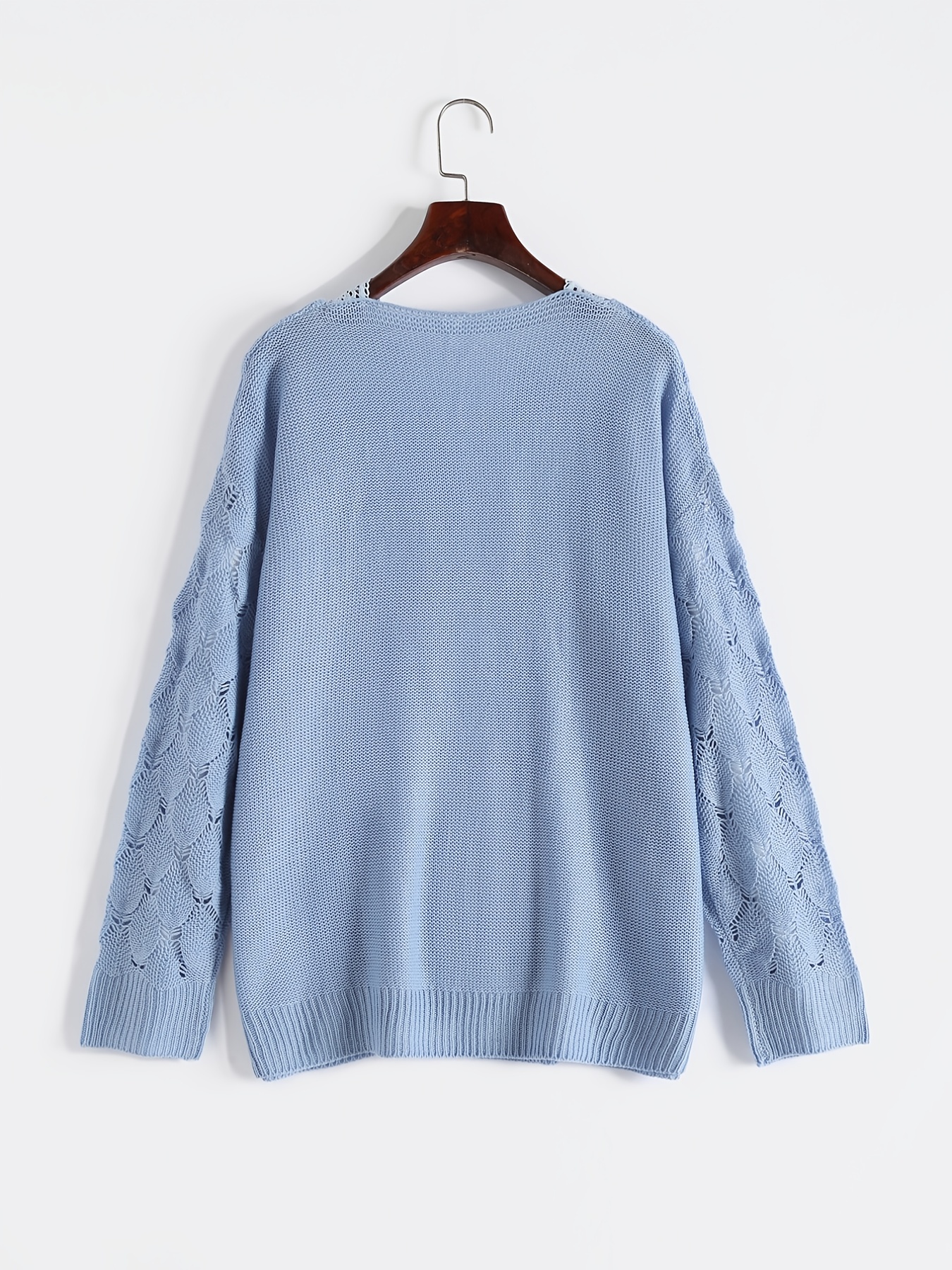 Plus size light sales blue sweater