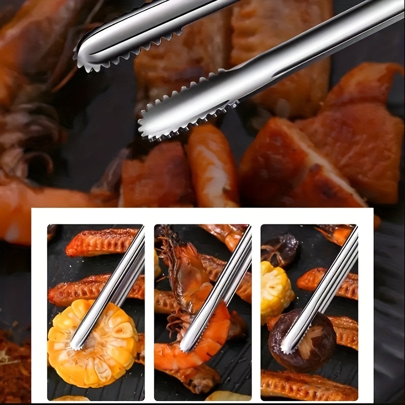 Pinza da barbecue lunga 50 cm in acciaio anti scottature - BBQ - Brico Casa