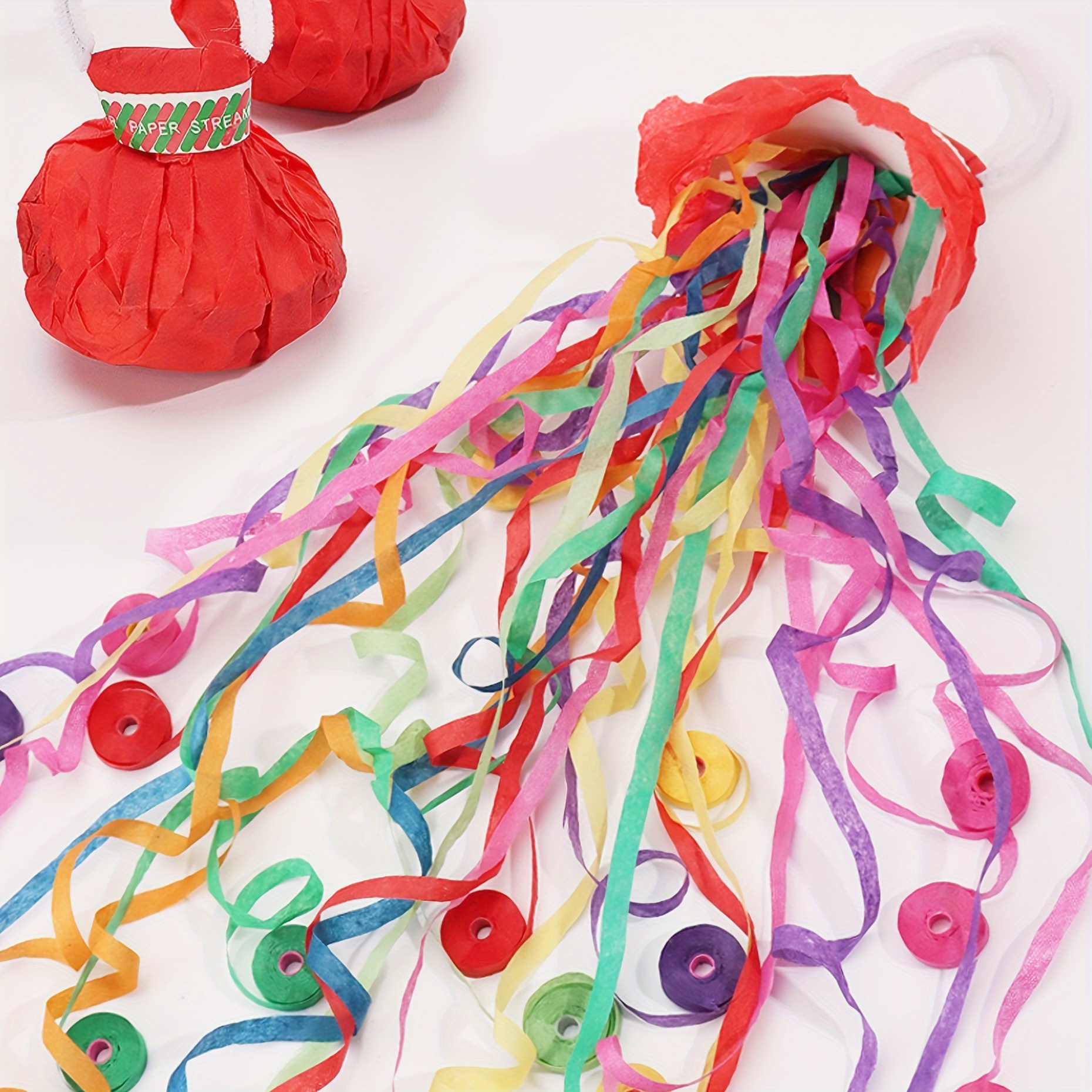  Throw Streamers, 12pcs Colorful Paper Hand Throw Streamer, No  Mess Party Streamers for Birthday Wedding Graduation Party Favors : Home &  Kitchen