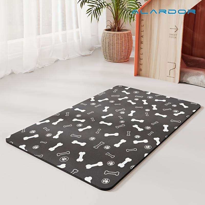 Washable Dog Bowl Mat