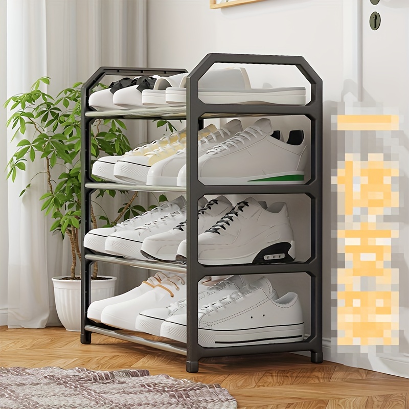 Simple Doorway Shoe Rack With Multi tier Small Narrow Wooden - Temu