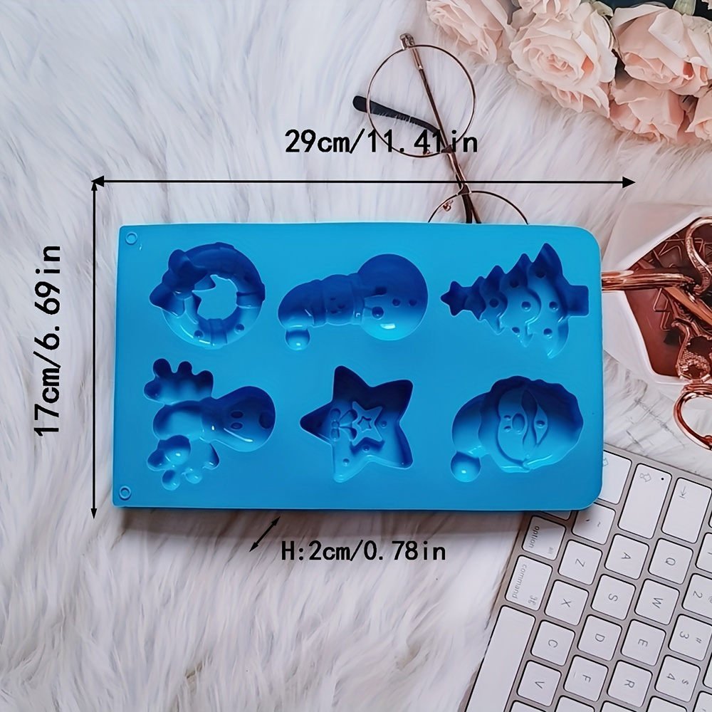 1pc, Christmas Chocolate Mold, 3D Silicone Mold, 25 Cavity Candy Mold,  Pastry Mold, Baking Tools, Kitchen Accessories, Xmas Decor