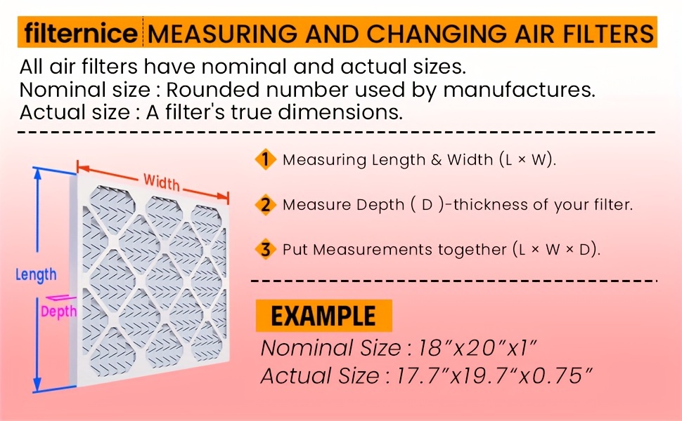 6pcs merv8 merv11 merv13 pleated air filters 10x10 inches   ac furnace home and pet compatible high   filtration details 4