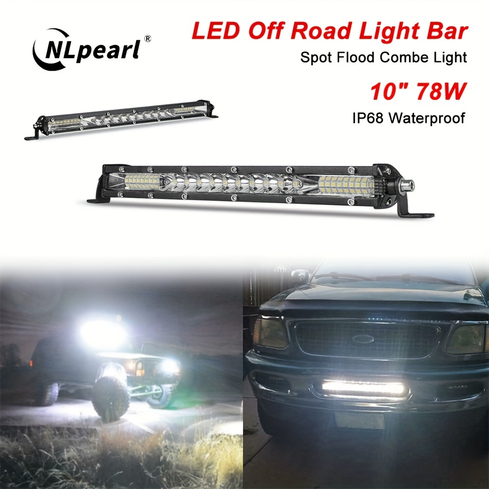 4-45 Zoll LED Lightbar 20 Lichtbalken Arbeitsscheinwerfer Offroad