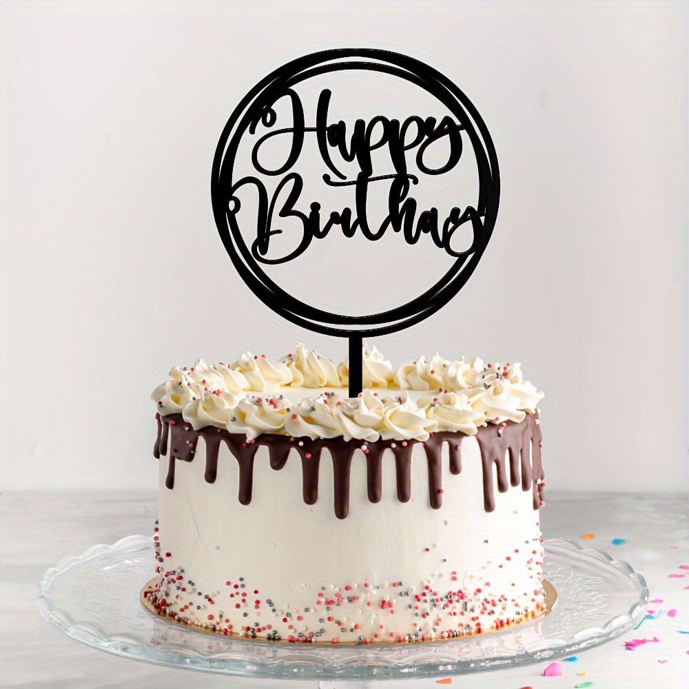 10pcs, Numéros En Acrylique 0-9 Topper De Gâteau Acrylique Joyeux  Anniversaire Pour Gâteaux De Mariage Ou Décorations De Fête D'anniversaire  - Temu Belgium