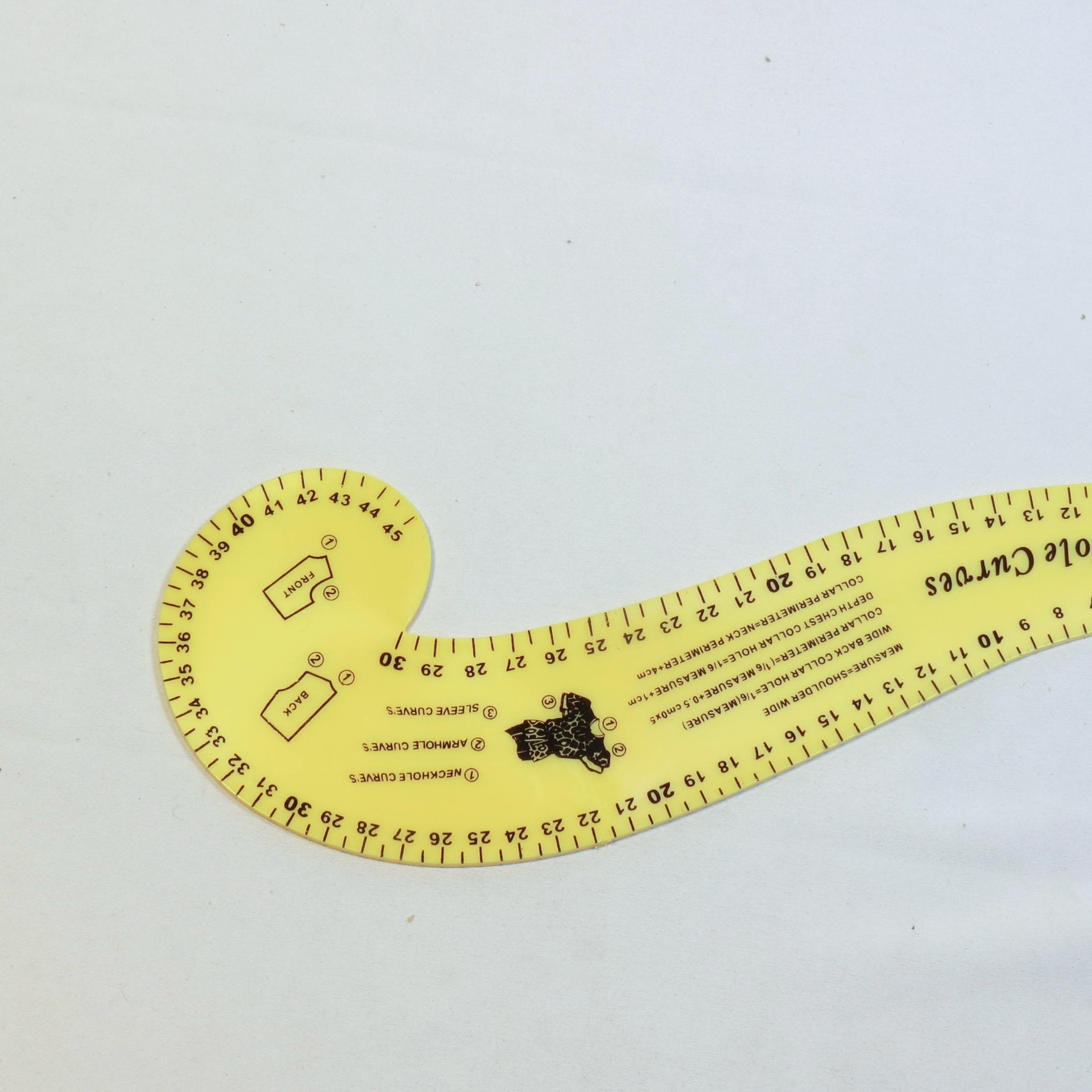 Curve Ruler for Sewing