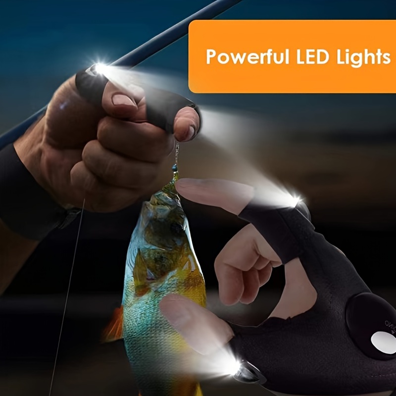 Guantes de linterna LED, guantes de luz LED, regalo para hombres