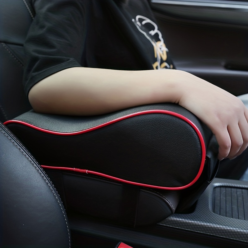 Universal Pu Leather Car Armrest Pad Auto Central Console - Temu