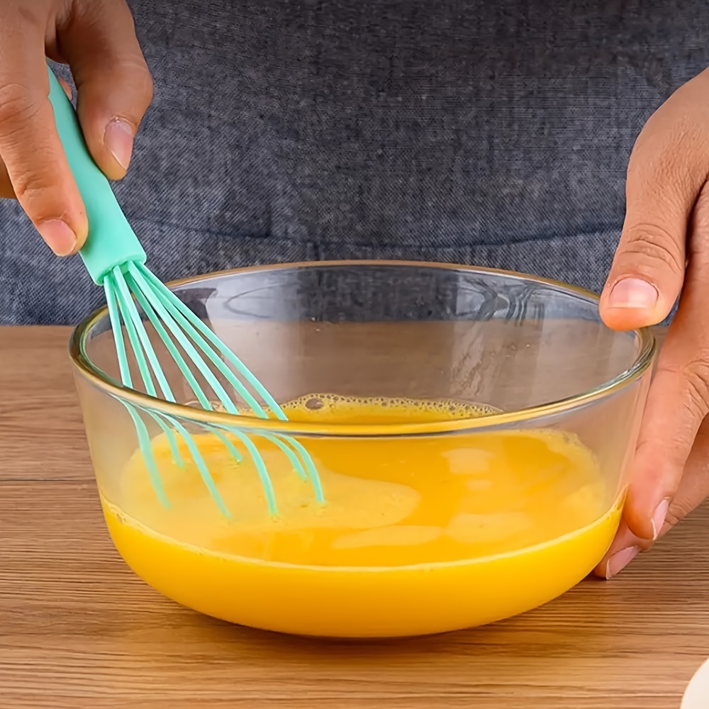 Egg Beater, Mini Silicone Egg Whisk, Manual Egg Beater, Multifunctional Egg  Whisk For Whisking Blending Beating Frothing, Egg Beater For Baking, Kitchen  Baking Gadgets - Temu