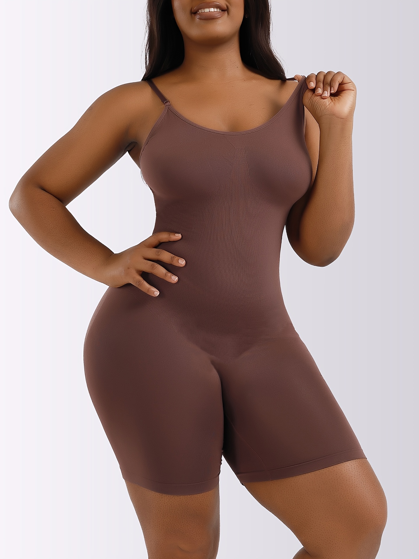  Women's Shapewear Bodysuit Tummy Control Butt Lifter Open Bust  Full Body Shaper Plus Size Shapewear for Women (Color : Skin, Size : 3X- Large) : ביגוד, נעליים ותכשיטים