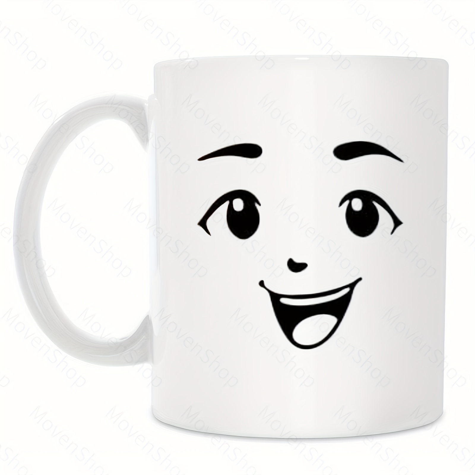 white tea cup cartoon