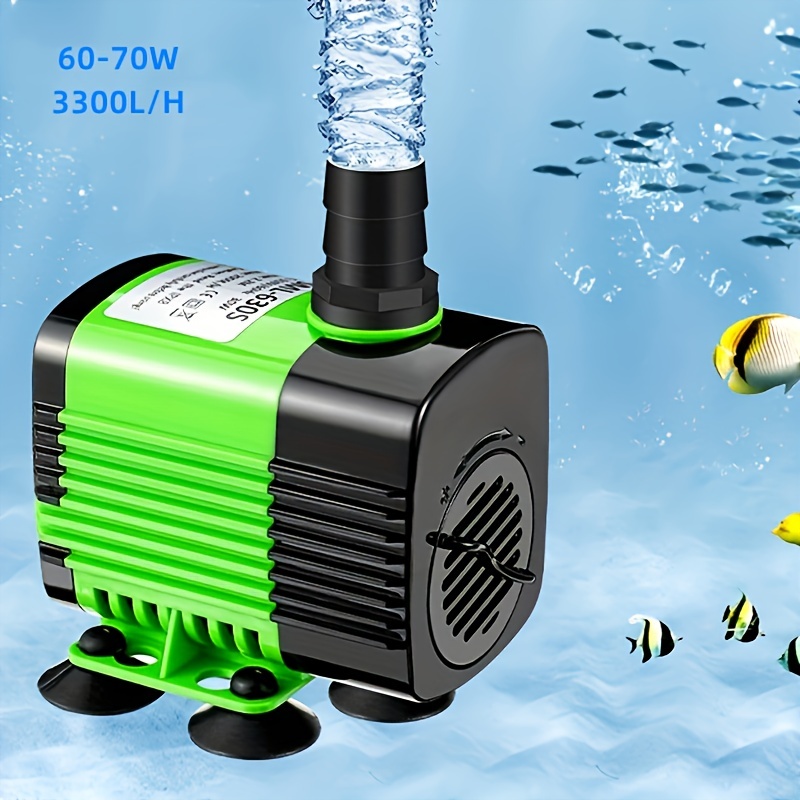 Pompe à eau Submersible Ultra silencieuse 1000l H 15W, pour