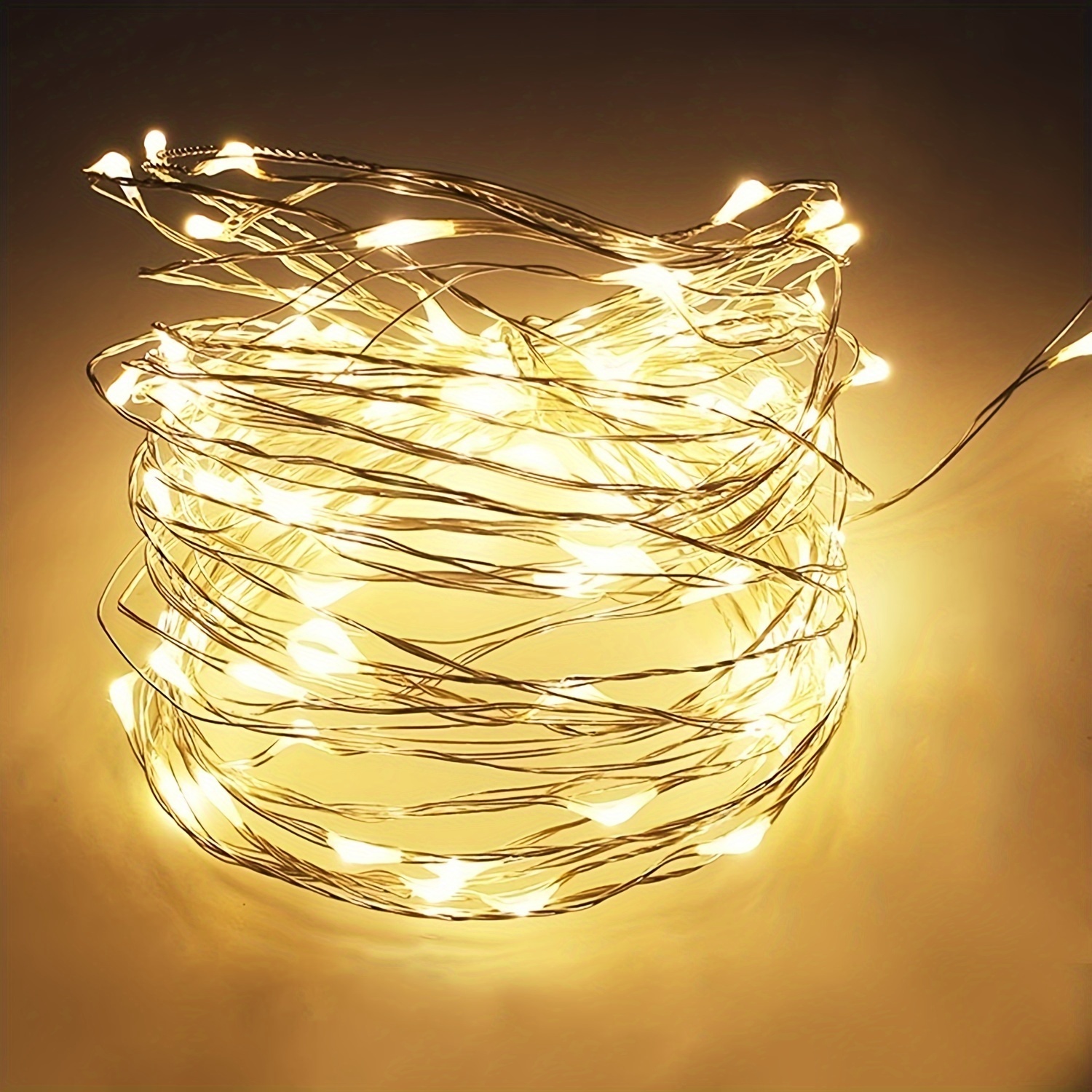 Guirlande lumineuse 30 m 300 LED Blanc chaud et 8 jeux de lumière