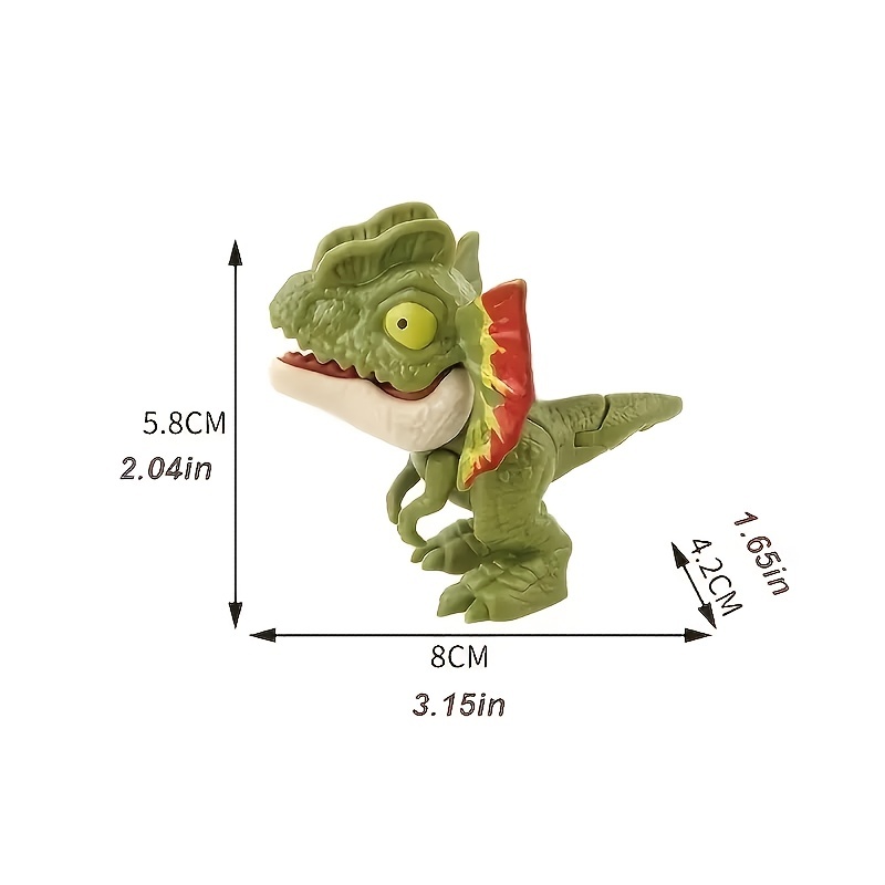 20 New Style Finger Biting Dinosaur Toys The Entertainer Multi Joint,  Movable, Simulated, And Mini Perfect Childrens Gift From Officialwholesale,  $1.13