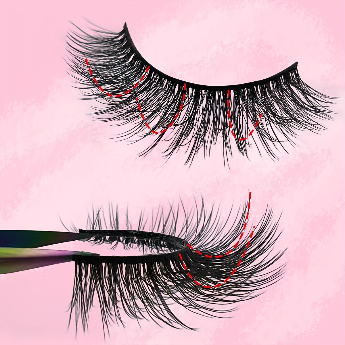 5 Pairs Short Wispy Faux Mink Fluffy Lashes 15mm Natural Look