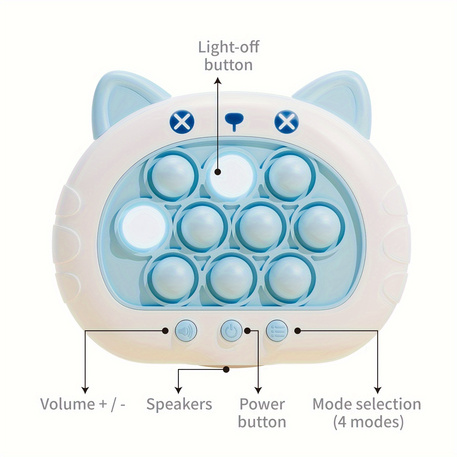 quick push game console to play   mouse   break   decompression educational toys battery not included details 6