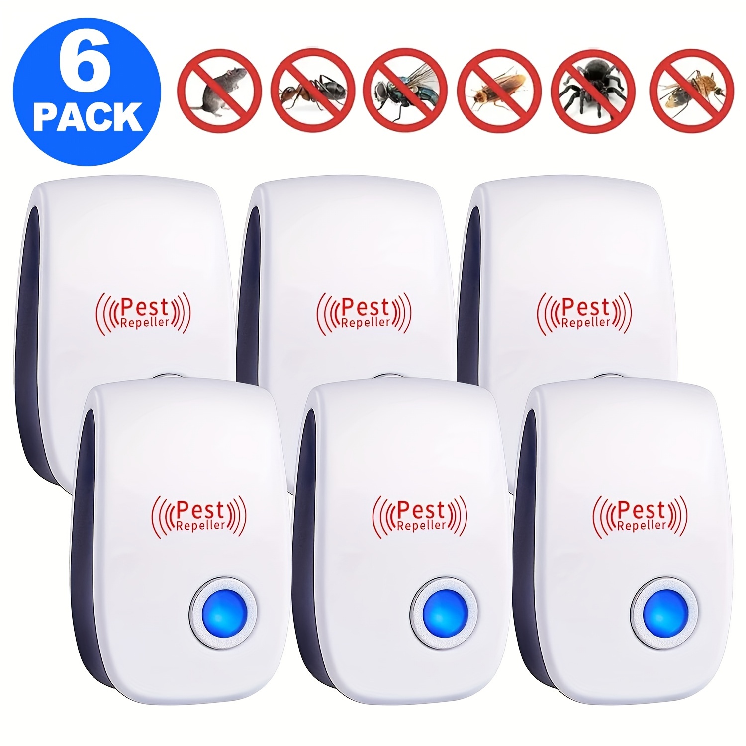 Ultrasonic Pest Repeller Electronic Insect Control For - Temu