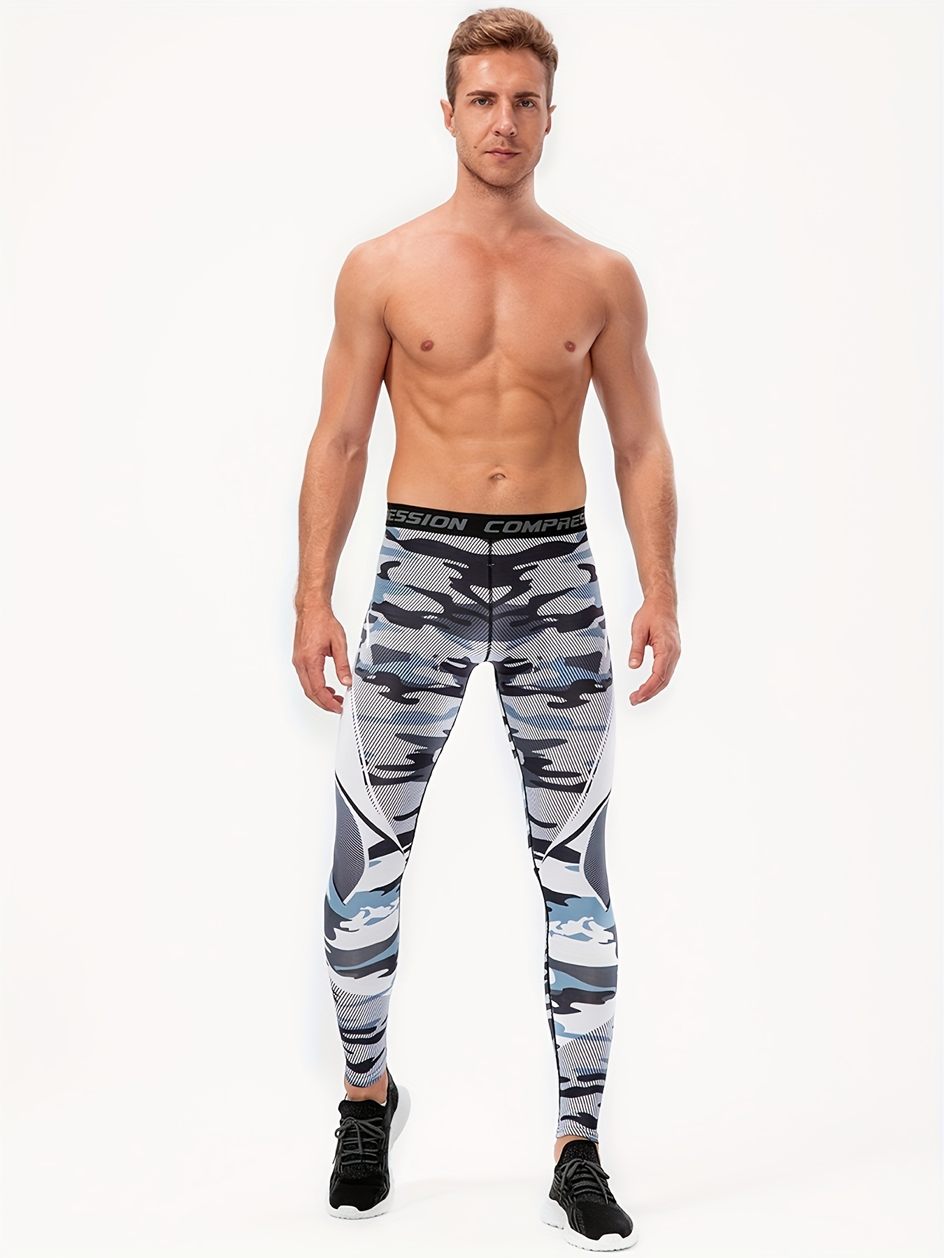 Mens camo cheap running tights