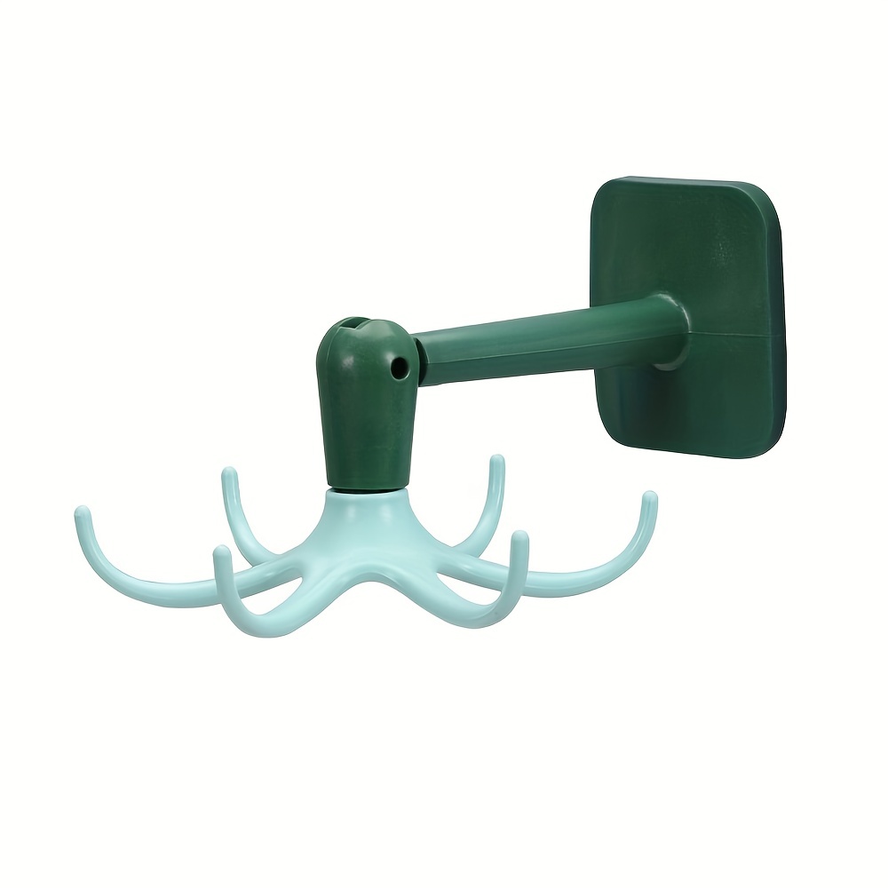6 Claws 360° Rotatable Punch-Free Wall Mount Octopus Hook