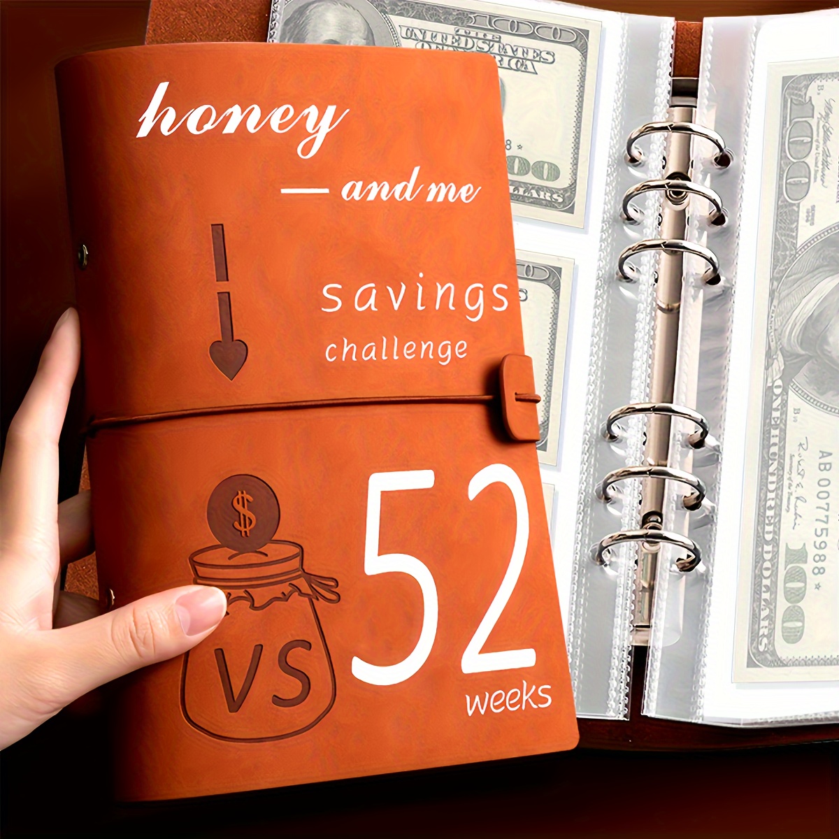 52 Weeks Money Saving Binder Budget Binder Envelopes 28 Card - Temu