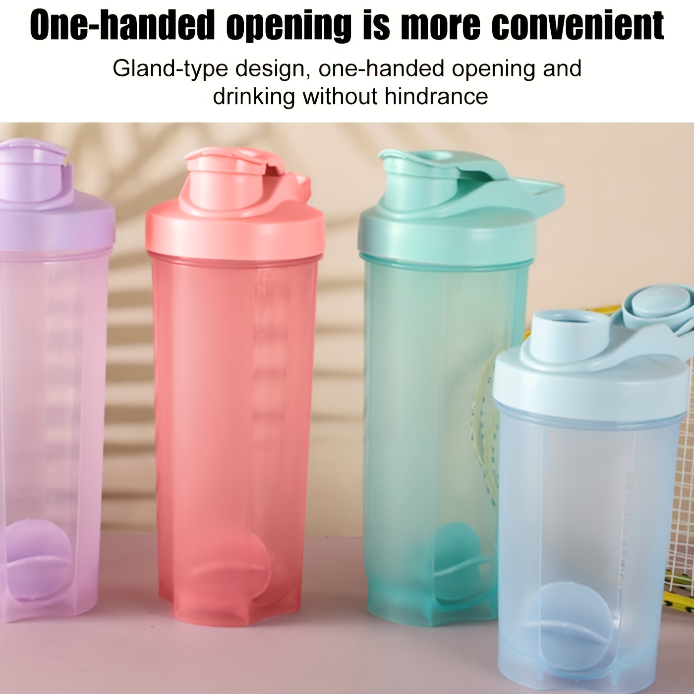 Plastic Shaker Bottle,great For Drinking,convenience Items - Temu