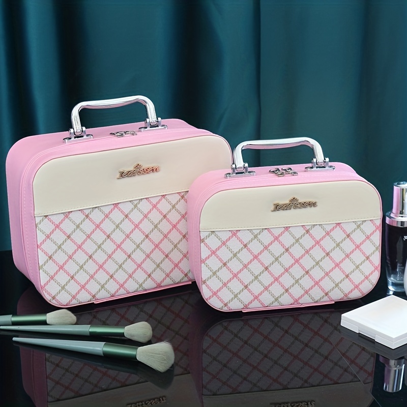 Beauty Box Small Pink Cosmetic Case