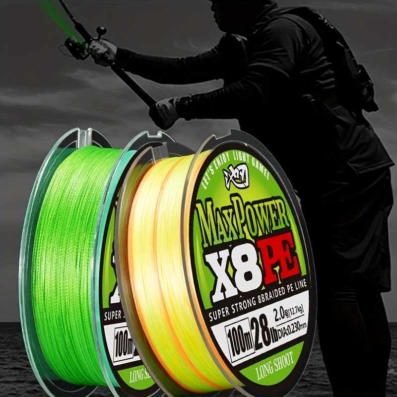 1roll 300m/roll 6-100LB 100%PE Multifilament Strong Braided Fishing Line,  Abrasion Resistant Line, Braided Fishing Lines For Freshwater Seawater