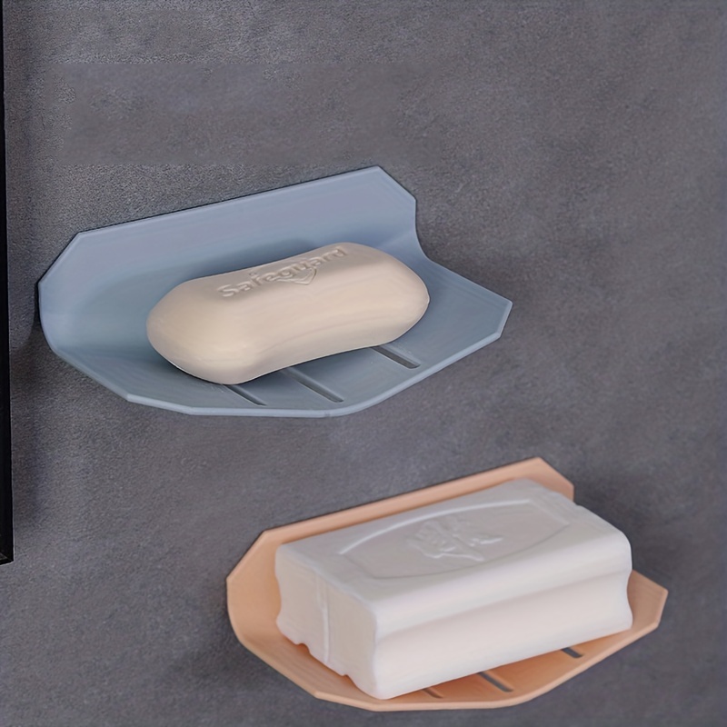 Wall Mounted Soap Box V Shape Soap Dish Wall Hanging Drain - Temu