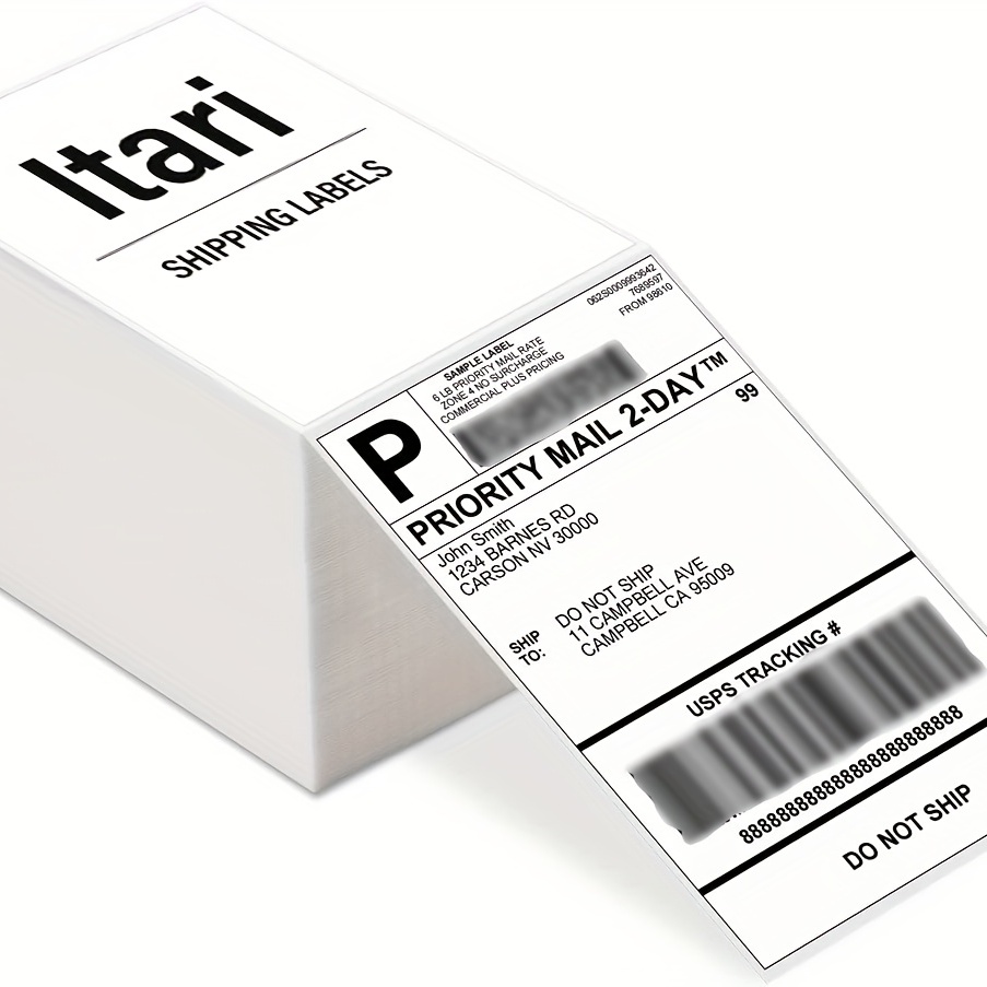 Itari 4x6 Thermal Label, Shipping Labels 4x6, Thermal Printer