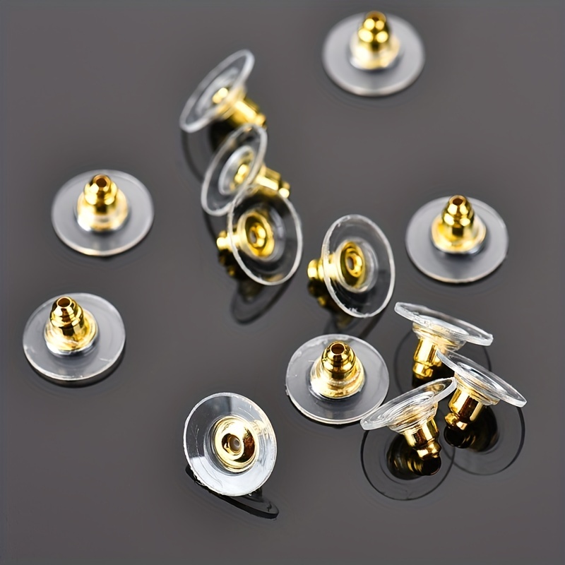 Silicone Earrings Backearrings Frame Earring Plug Bullet - Temu